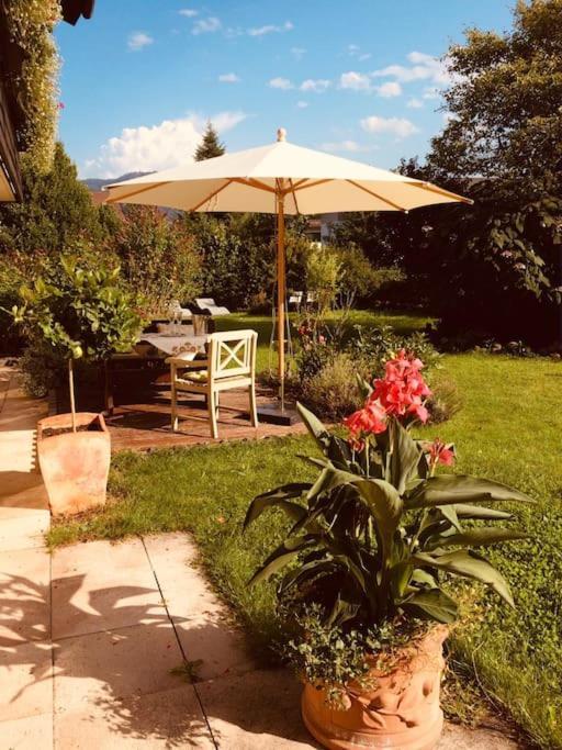 Charmantes Garten-Apartment: Erholung Im Chiemgau อุนเทอร์เวิสเซ็น ภายนอก รูปภาพ