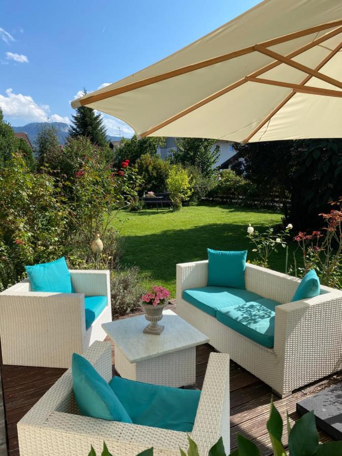 Charmantes Garten-Apartment: Erholung Im Chiemgau อุนเทอร์เวิสเซ็น ภายนอก รูปภาพ